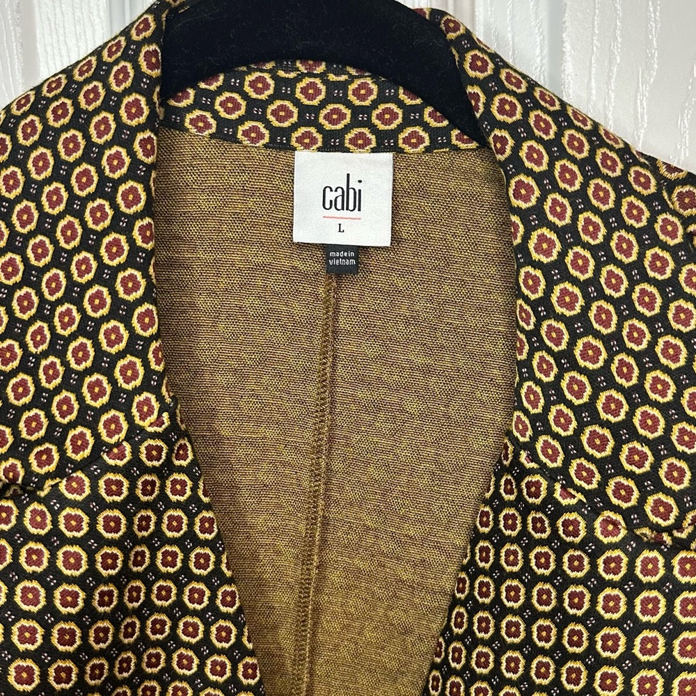 Patterned Cabi Blazer L - Picture 2 of 5